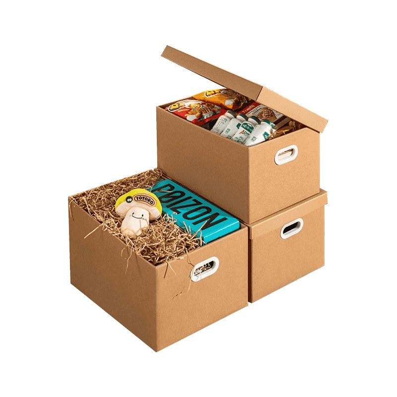 Memindahkan Kotak Penghantaran Beralun