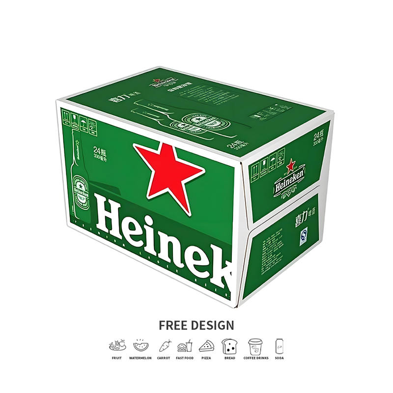 Kotak Pembungkusan Alkohol Beralun