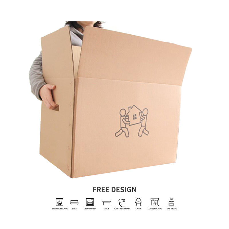 Kotak Pembungkusan Karton Bergerak Beralun